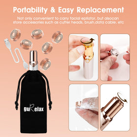 Gurelax 360° no-dead-angle design for precise use