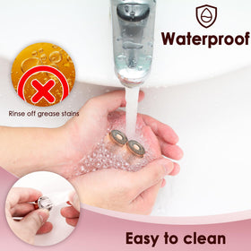 Gurelax cleaning brush beside heads for easy maintenance.