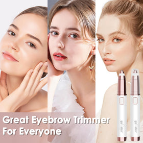 Gurelax Eyebrow Trimmer on-off button for simple one-handed operation.