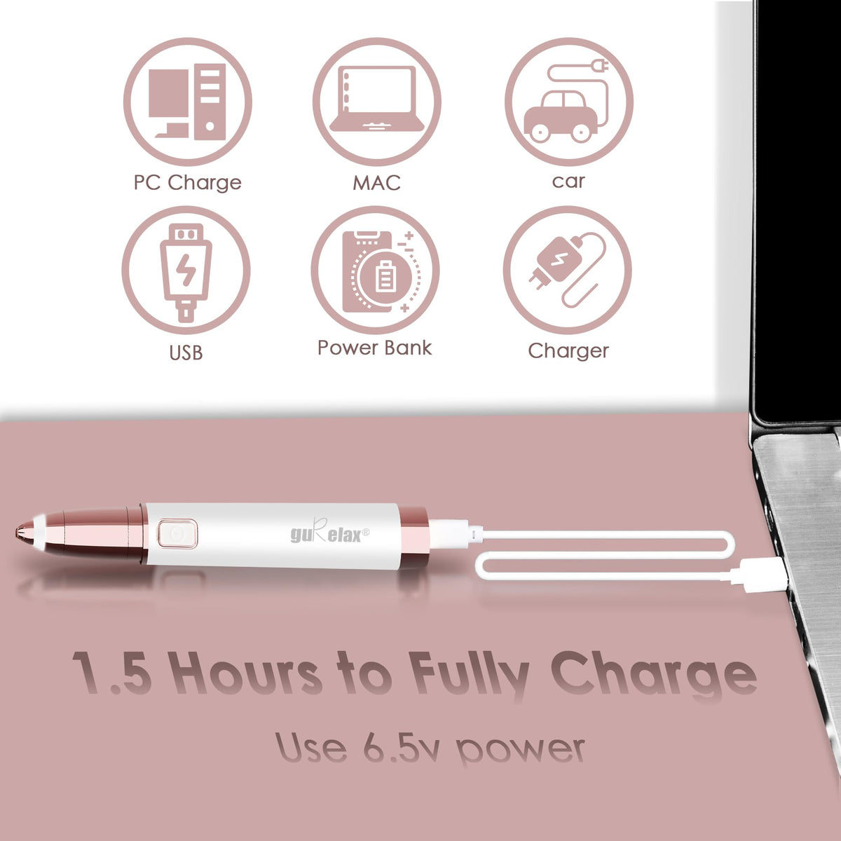 Gurelax portable trimmer for travel keeps brows tidy on the go.