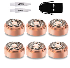 Gurelax Gen 2 replacement heads with 18K gold for smooth results
