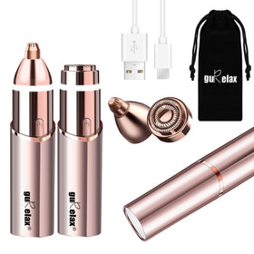 Gurelax Gen3 Pro face remover front view for discreet on-the-go grooming