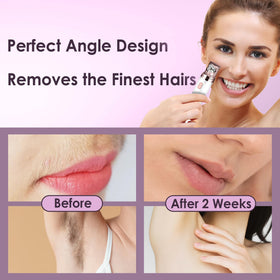 Gurelax built-in LED light reveals fine hairs for precise removal