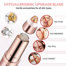 Gurelax USB-rechargeable eyebrow trimmer ready to power up anywhere.