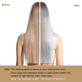 Lush lather of Gurkooyd Silver Gray Hair Dye Shampoo for quick color boost