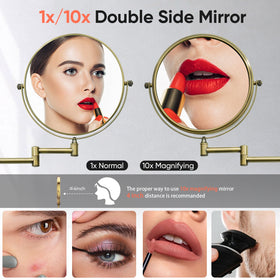 GURUN 10x magnification close-up reveals precise brow grooming