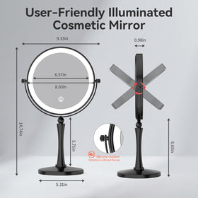 GURUN three-color LED lighting to match different environments during makeup