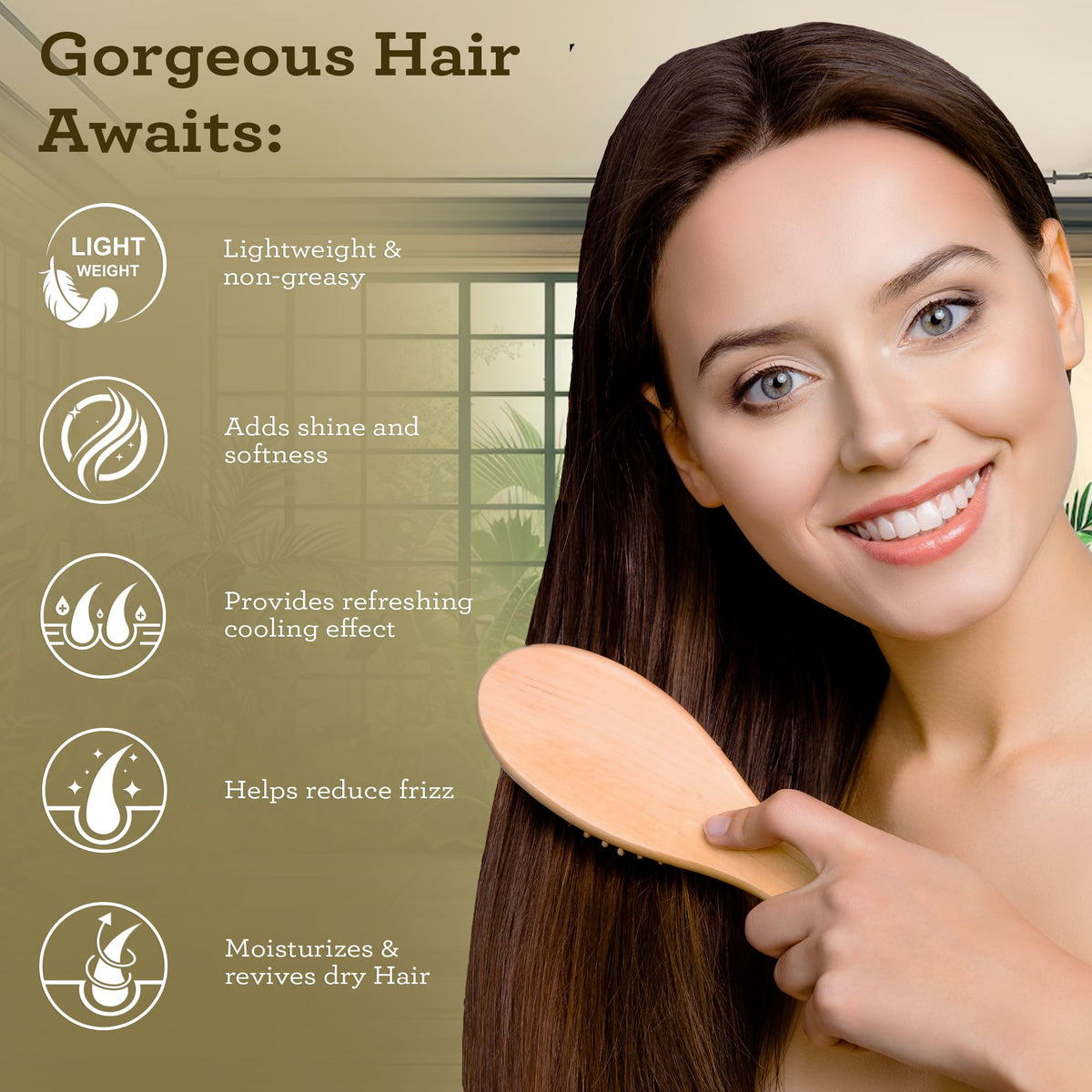 GuruNanda Rosemary Mint Hair Growth Oil close-up showing rich, natural texture