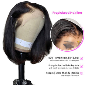 Gusif pre-plucked hairline enables an easy glueless fit.