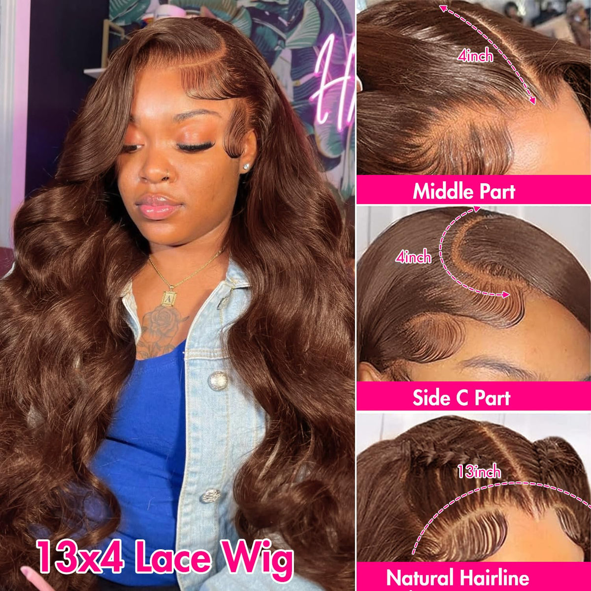 Gusif HD lace front cap with ear-to-ear Swiss lace.