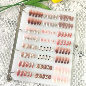 GUXACU large nail organizer front view for easy nail display