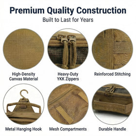 GVCELS hanging bag with hook and MOLLE front adds versatility.