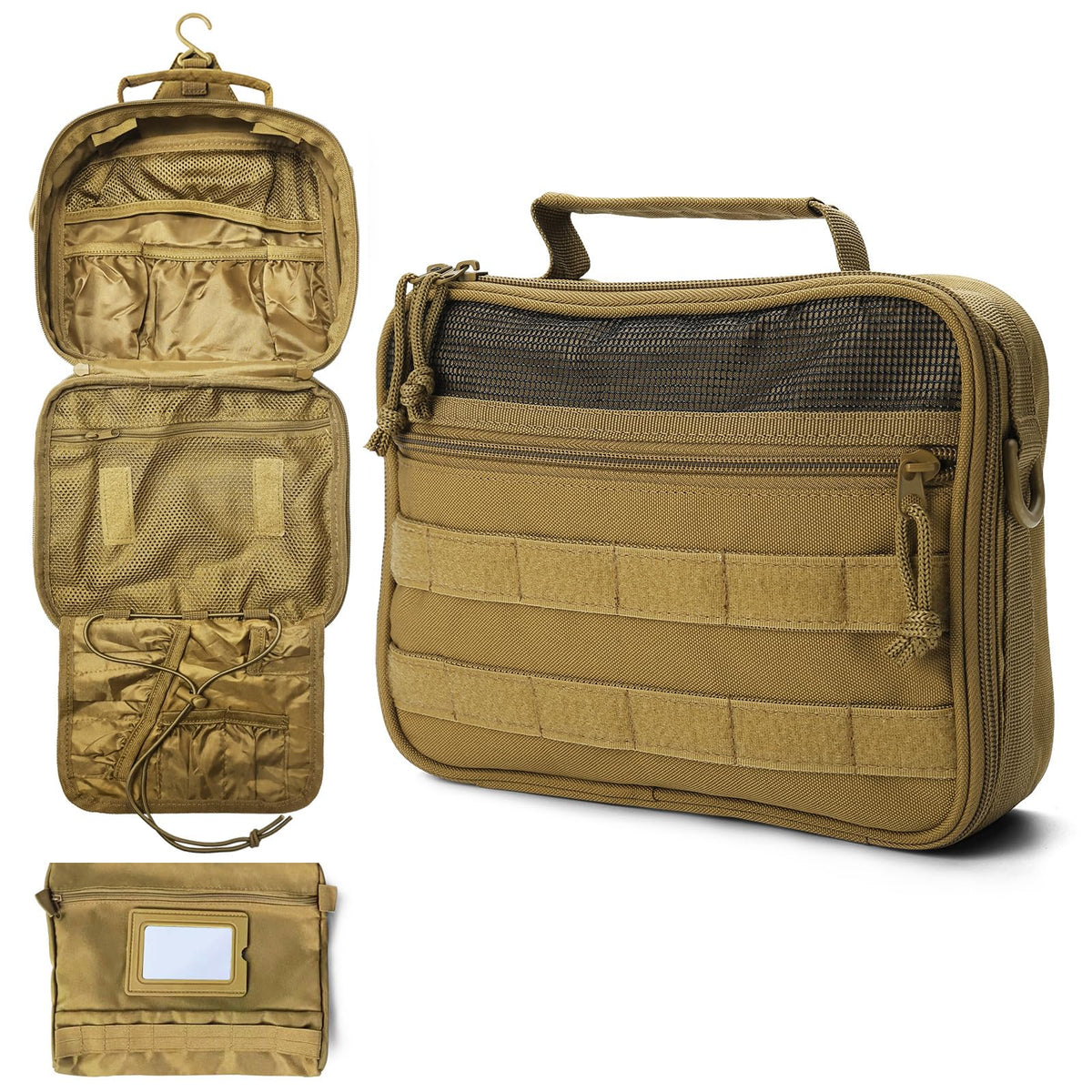 GVCELS mens toiletry bag with hanging design keeps essentials organized while traveling.