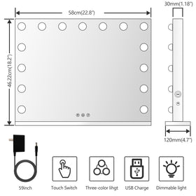 Gvnkvn detachable 10x magnifying mirror helps detailed makeup tasks.
