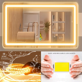 Gvnkvn makeup mirror color temperature adjustment for task-specific lighting.
