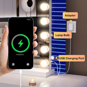 Gvnkvn smart touch control with brightness and color mode adjustments.