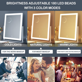Gvnkvn mirror rotates 360 degrees for versatile viewing angles.