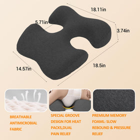 Gwboorsd hollow contour design fits women's curves for comfortable massage support.