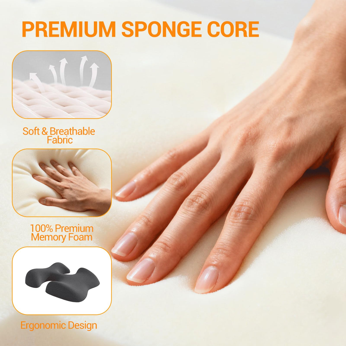 Gwboorsd removable zipper cover for easy cleaning and quick refreshing.