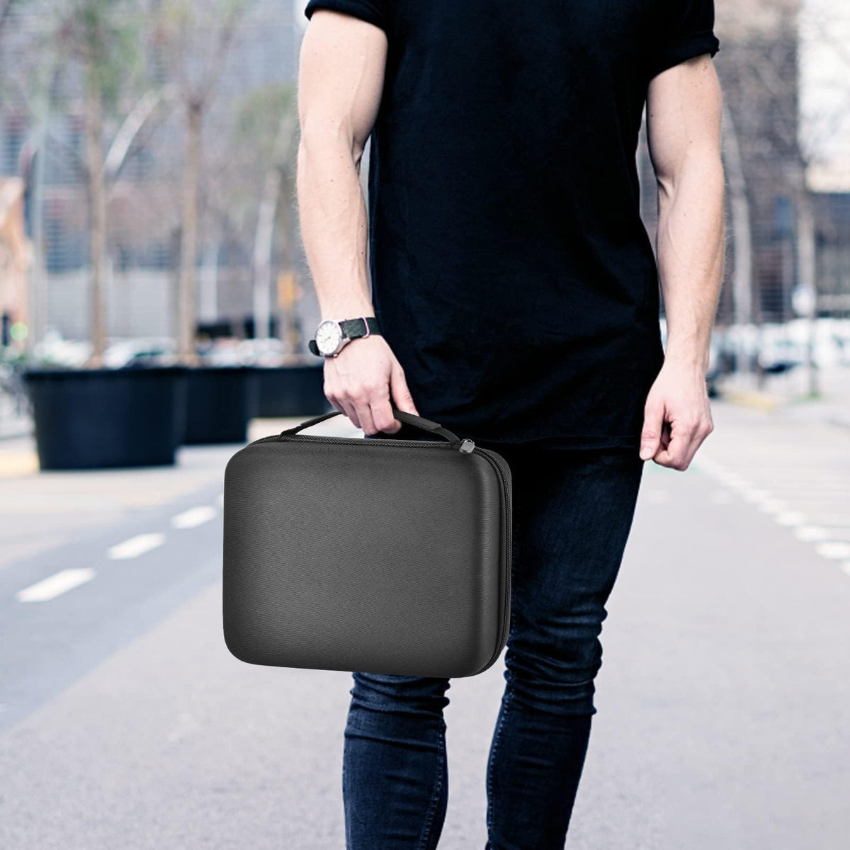 GWCASE charger slot keeps charging accessories organized and ready.