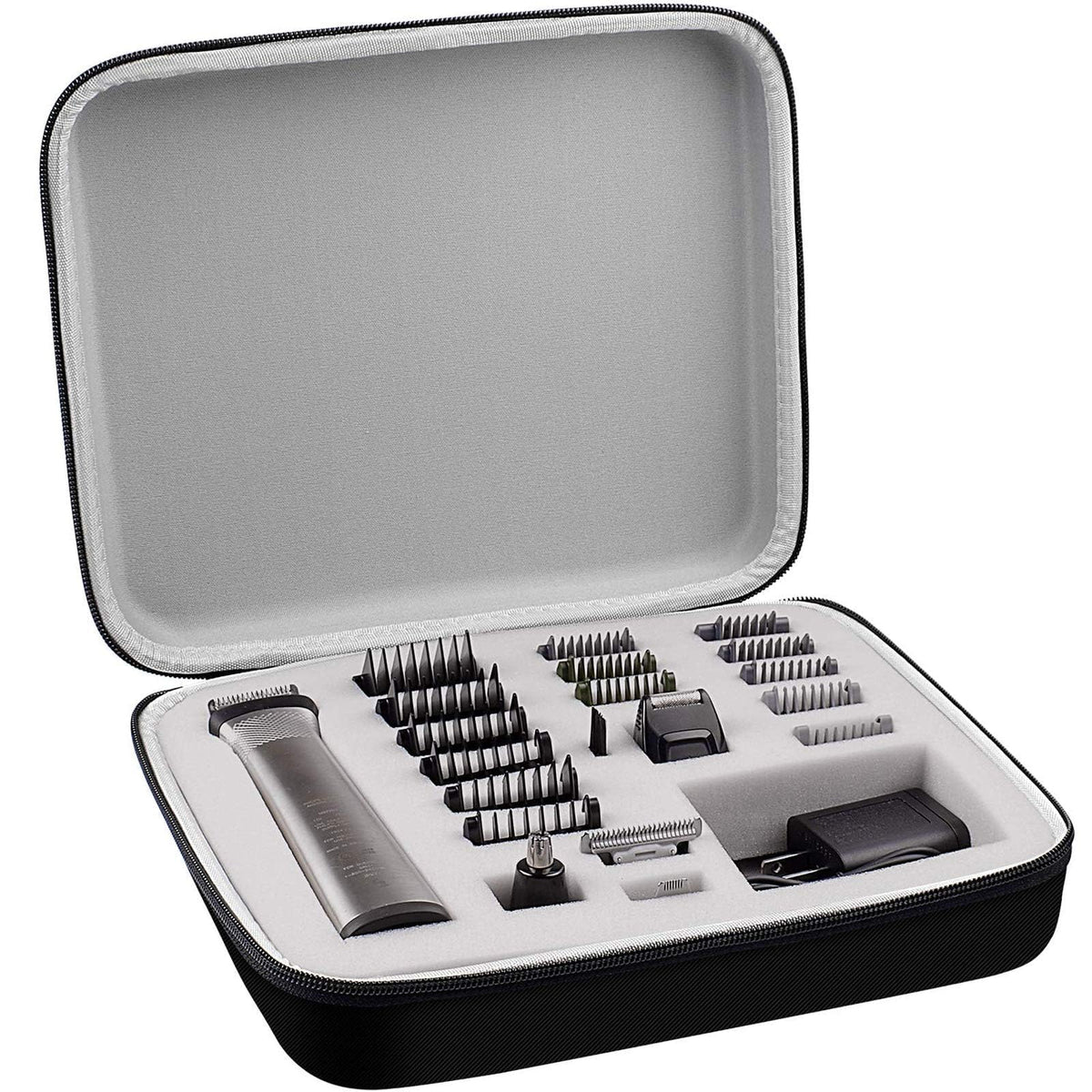 GWCASE Philips Norelco Multigroom case closeup demonstrates rugged protection for gear.