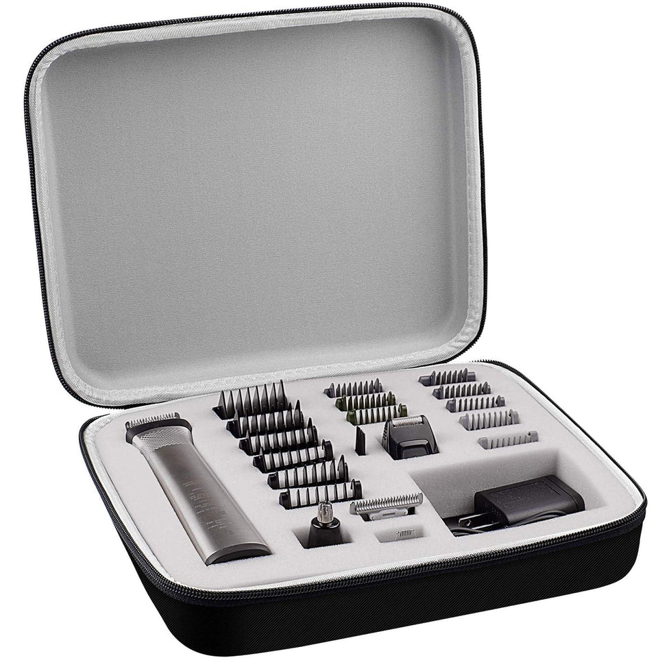 GWCASE Philips Norelco Multigroom case closeup demonstrates rugged protection for gear.