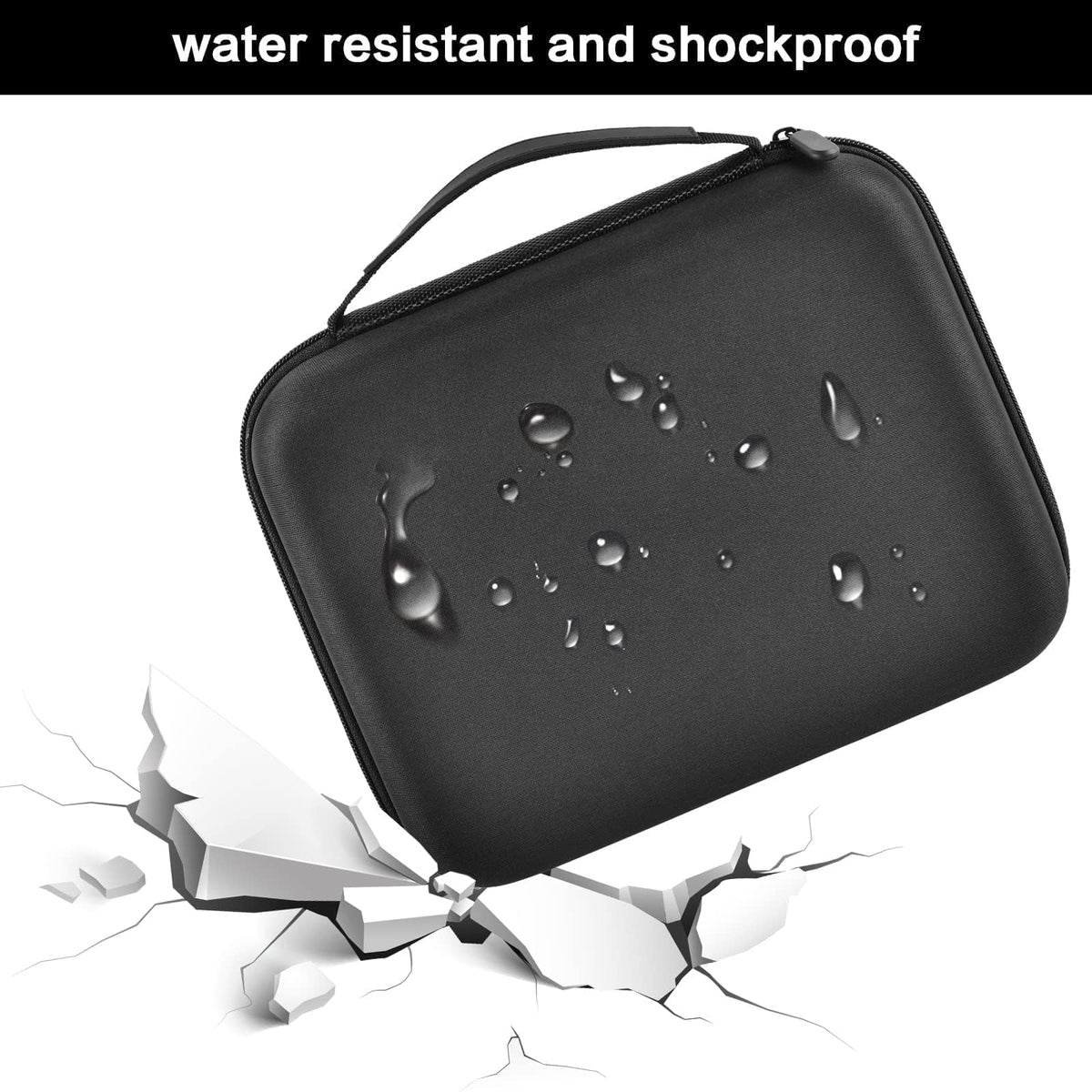 GWCASE smooth zipper closure provides quick access and secure packing.