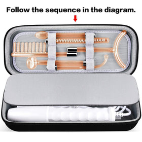 GWCASE portable travel case with handle for easy on-the-go skincare routines.