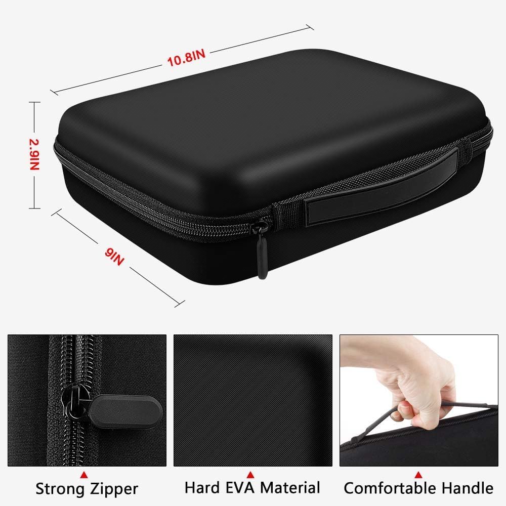 GWCASE travel case handle ensures easy transport of grooming kit during trips.