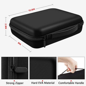 GWCASE travel case handle ensures easy transport of grooming kit during trips.