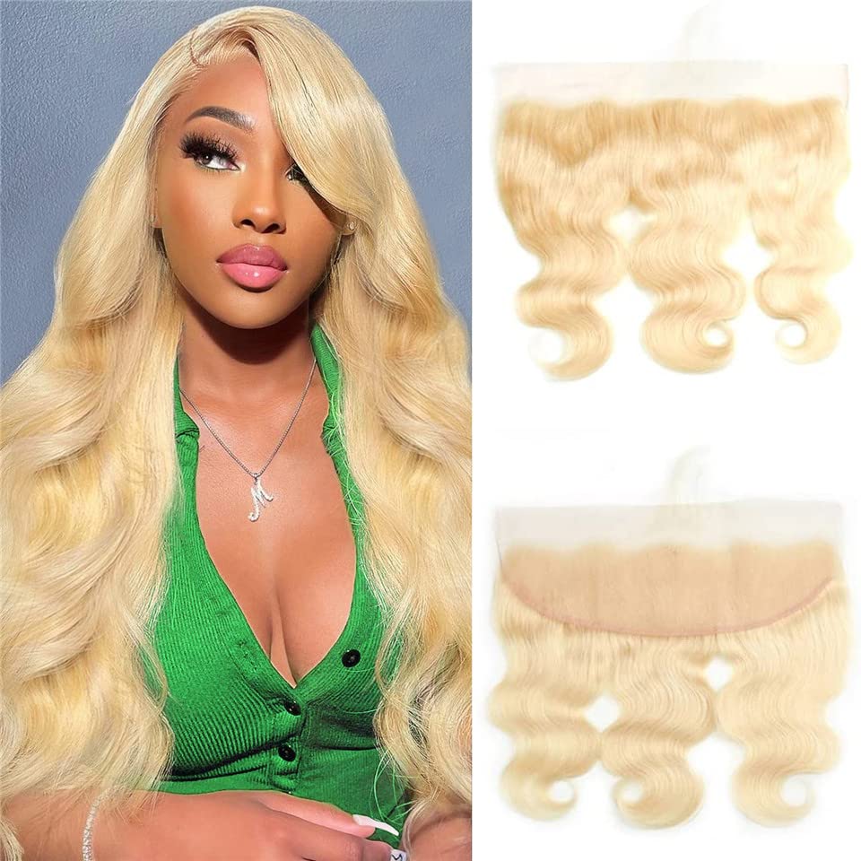 GYAJEP 13x6 lace frontal body wave 22-inch; natural hairline and parting option.