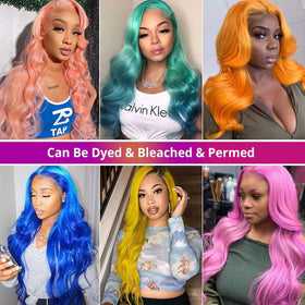GYAJEP 13x6 lace frontal closure; seamless blend with natural parting.