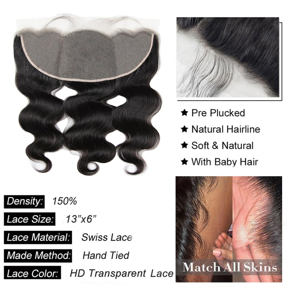 GYAJEP hd-transparent lace frontal blends with skin for a light, breathable fit