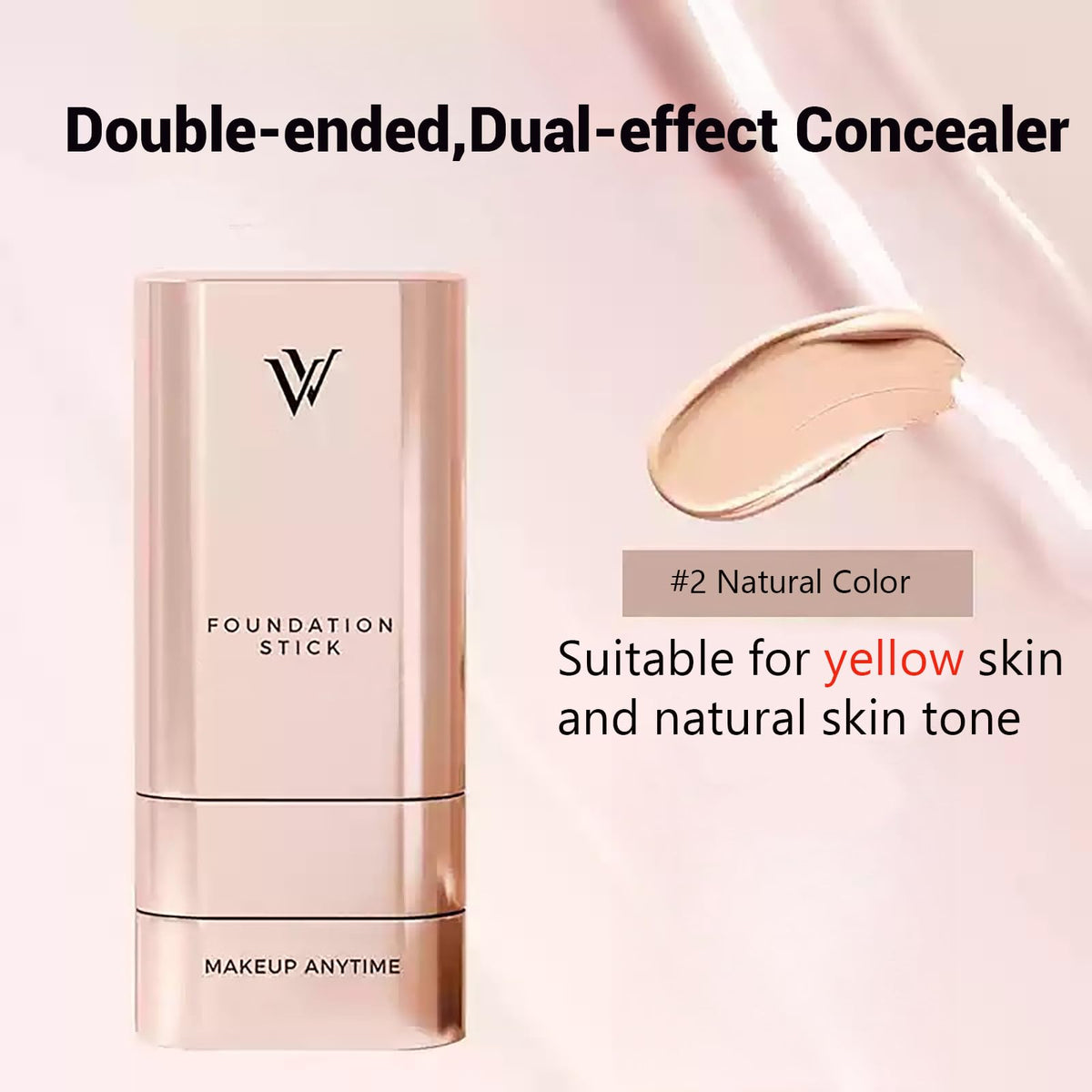 Gymfber foundation stick offers waterproof, longwear coverage.