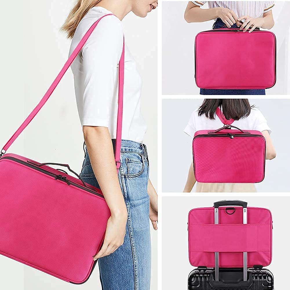 gzcz rose-red waterproof oxford fabric protects contents.