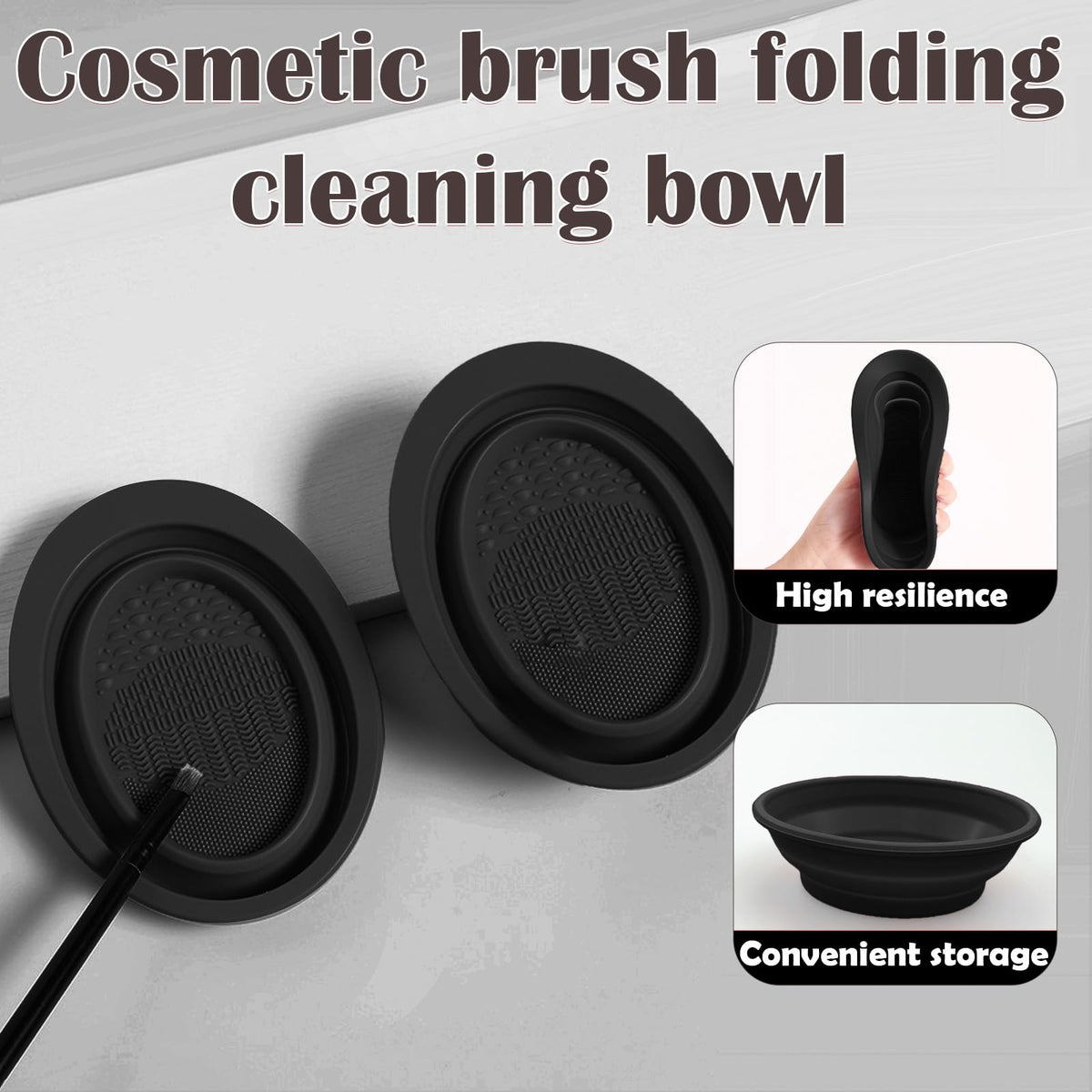 GZIXBDA included cleaning and storage items keep brushes organized and hygienic.