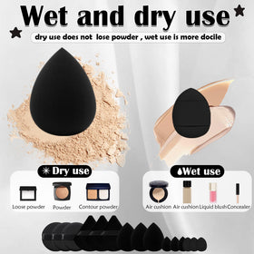 GZIXBDA complete tool set with sponges, puffs, and tools for everyday use.