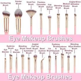 GZIXBDA soft synthetic bristles for smooth makeup application