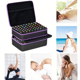 GZWENHAN portable-travel-case fits in a bag for easy aromatherapy logistics.