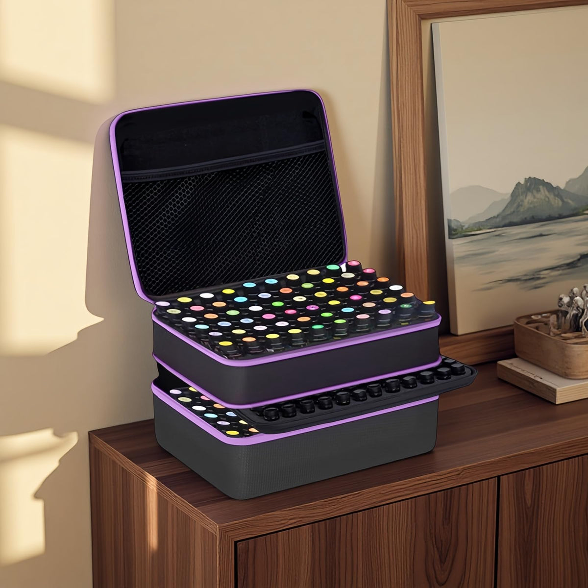 GZWENHAN professional-aromatherapy-storage designed for therapists on the go with a premium look.