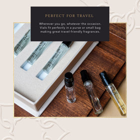 H Habibi Oud Discovery Cashmere Oud vial exudes soft luxury.