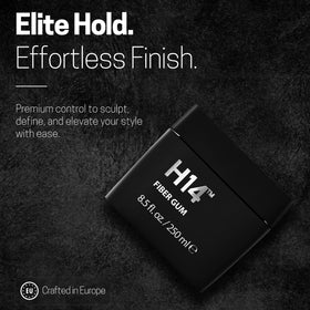 H14 Fiber Gum beeswax conditioning for smoother, protected hair