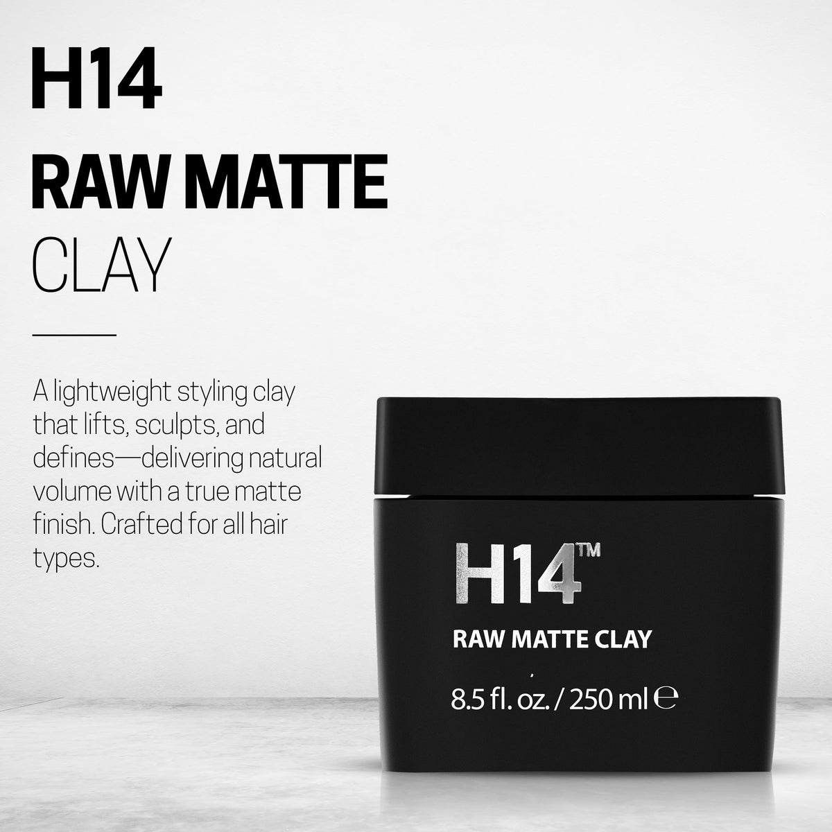 H14 Raw Matte Clay texture demo highlights natural texture and flexible reworkability.