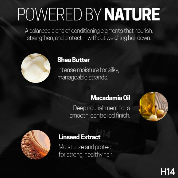 H14 Whipped Mousse showcases a healthy-looking shine on styled hair.