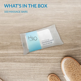 H2O Therapy paraben-free soap with olive oil for gentle cleansing.