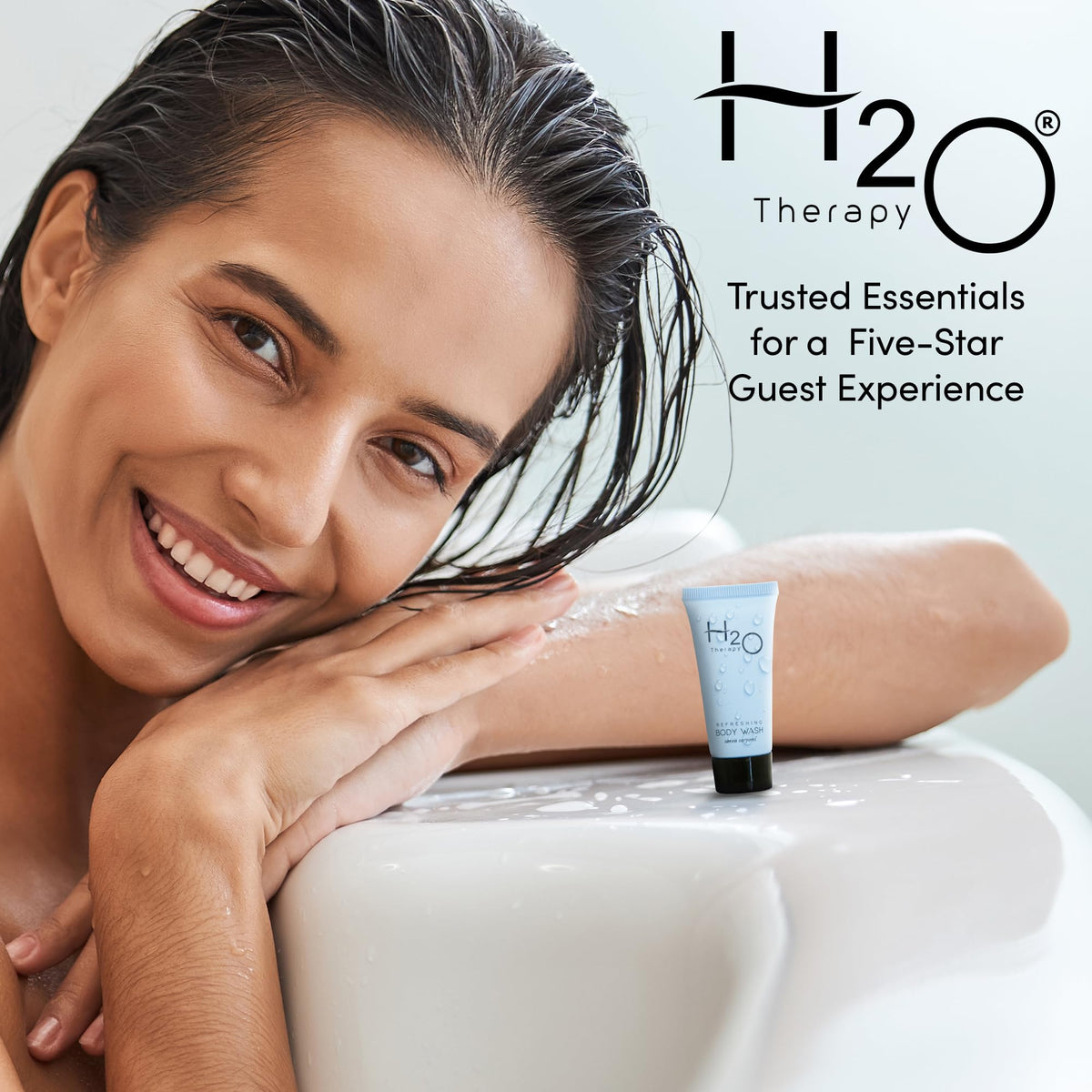 H2O Therapy travel-size set from 1-Shoppe hospitality line