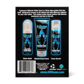 H2Ocean bundle display image featuring trio for complete care