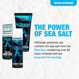 H2Ocean Ocean Foam Moisturizer jar for locking in ink