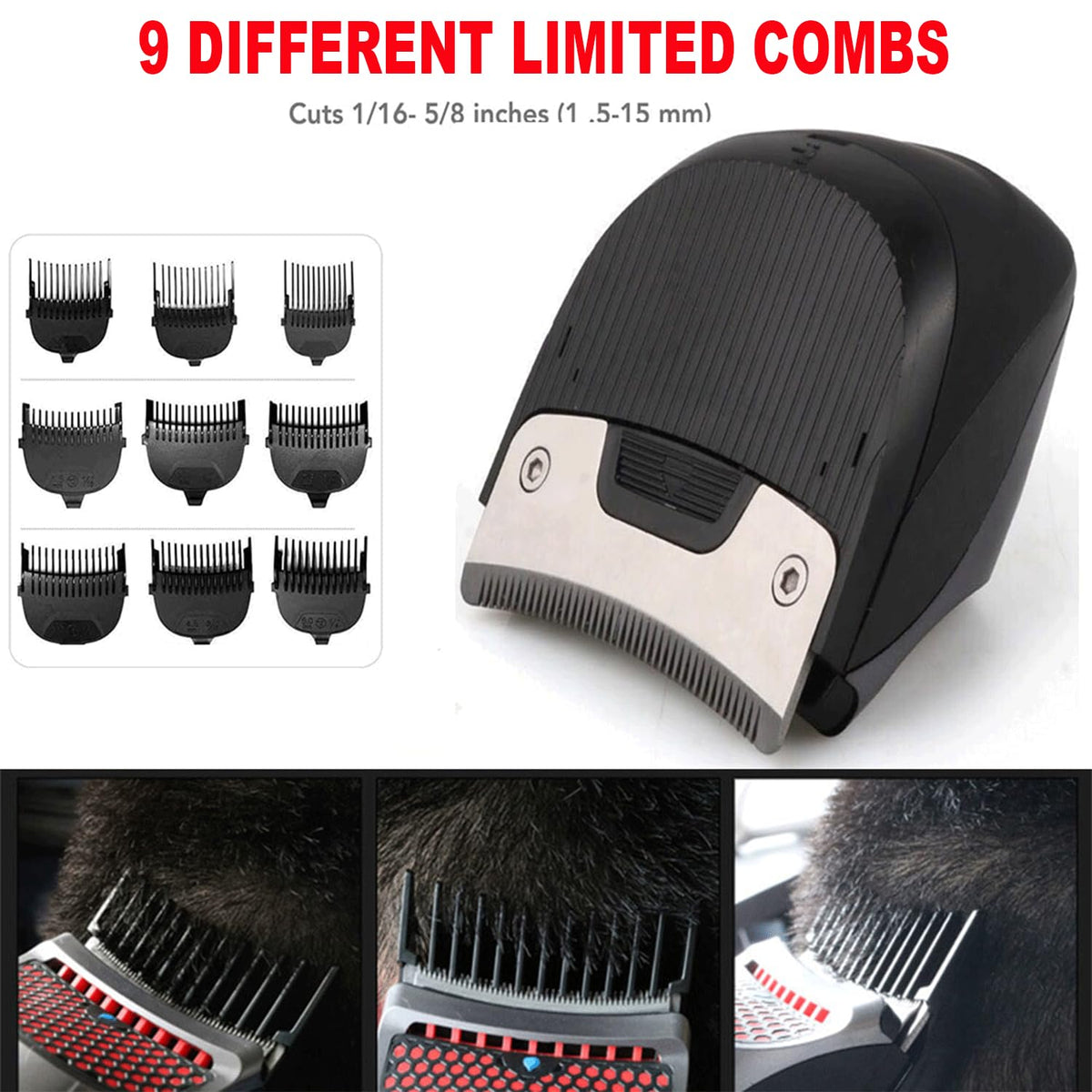 HAASHADA Shortcut waterproof head allows easy rinse under running water.