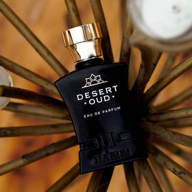 H HABIBI Desert Oud woody floral profile for presence.